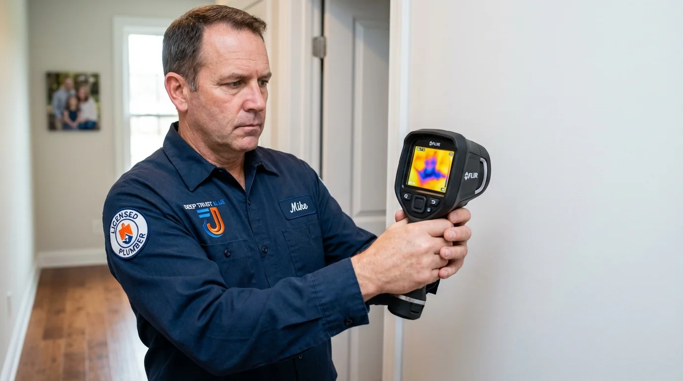 Thermal imaging leak detection by Johns Plumbing LLC in Anna